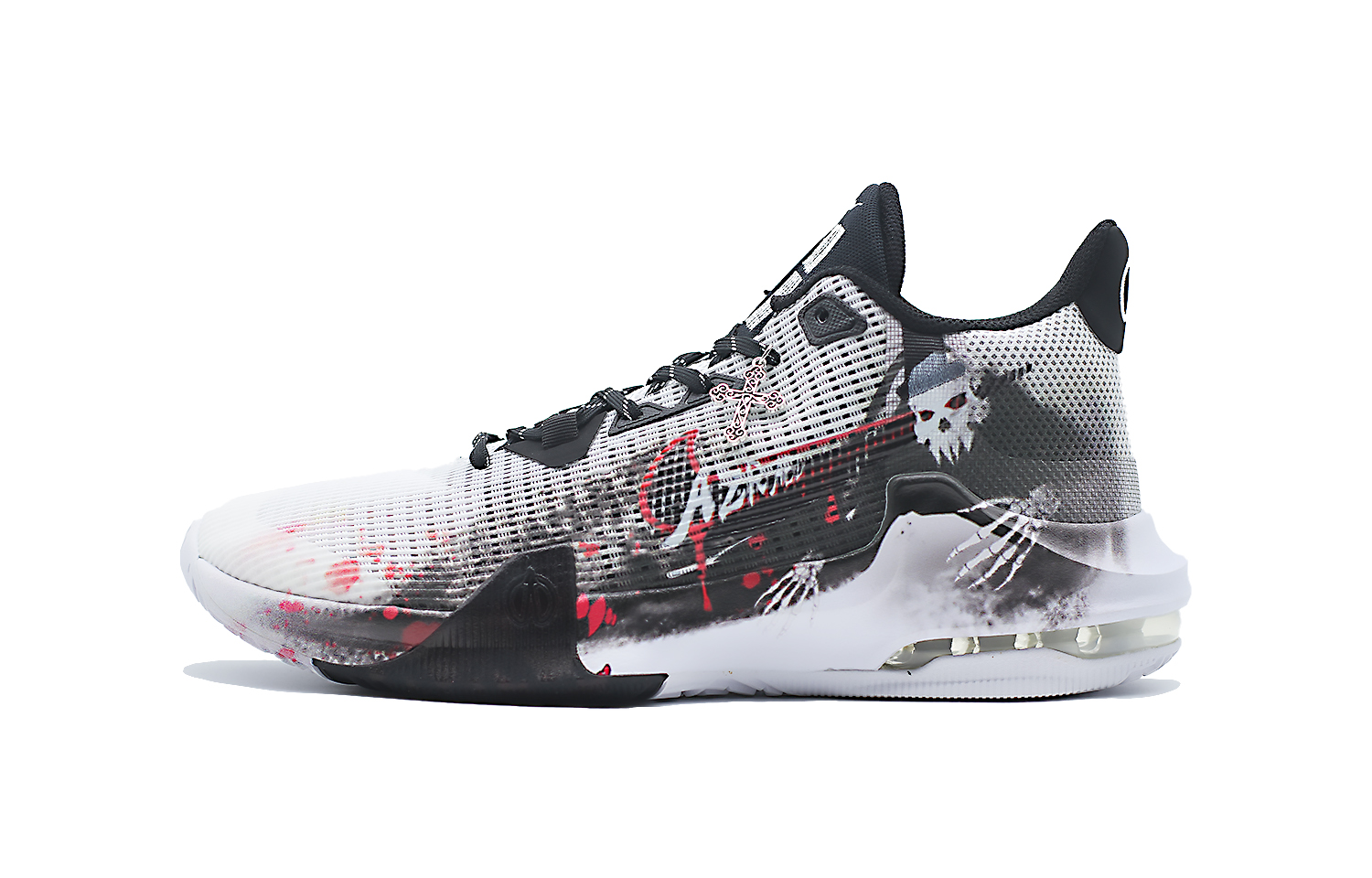 

Nike Кроссовки баскетбольные мужские Air Max Impact 3 Slip Resistant Low Top черный белый красный