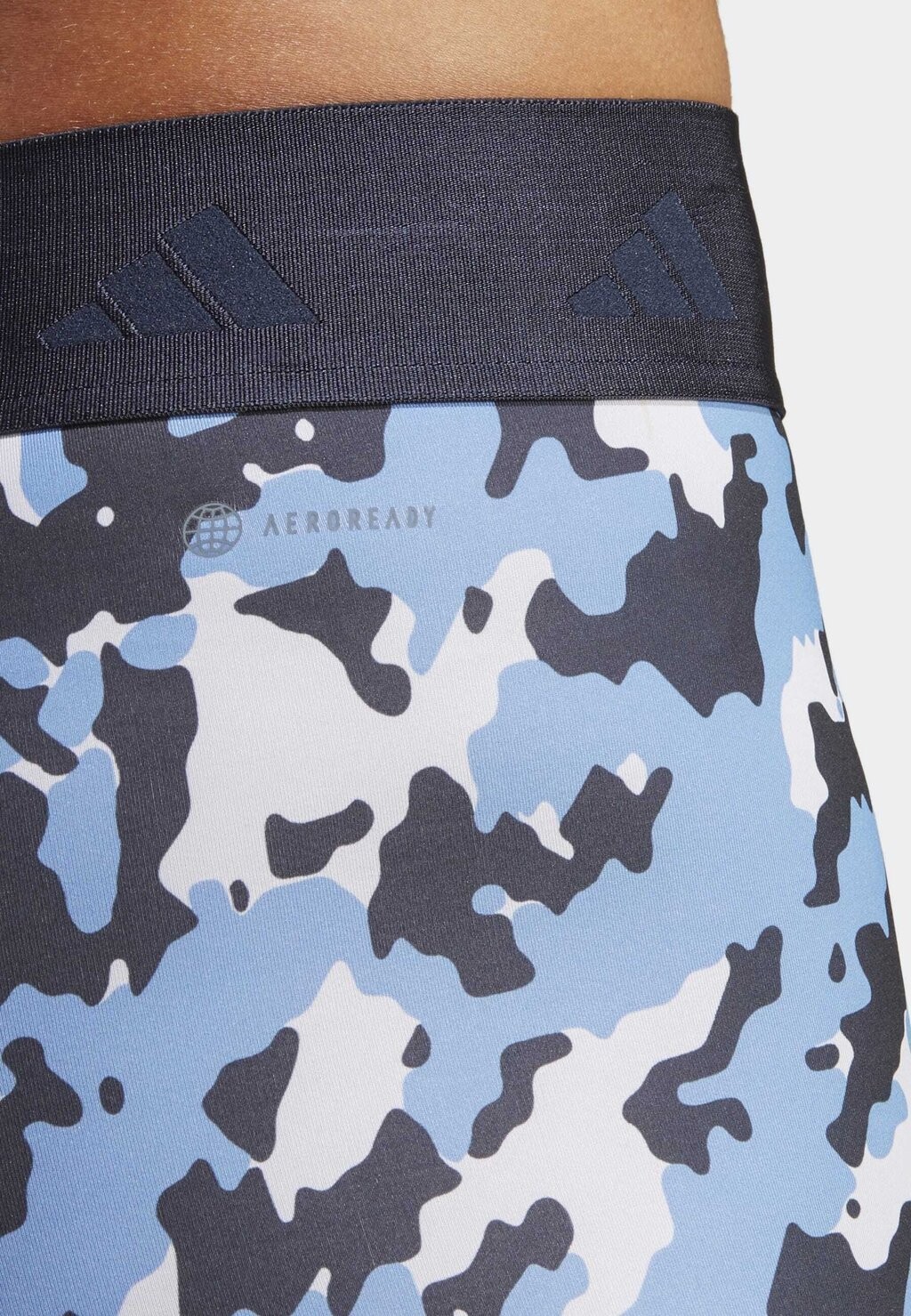 

Леггинсы Techfit Camo 7/8 adidas Performance, серебристый рассвет синий фьюжн