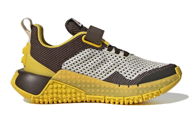 Кроссовки Lego X Sport Pro Kids, низкие, белые/коричневые/желтые Adidas — фото 2