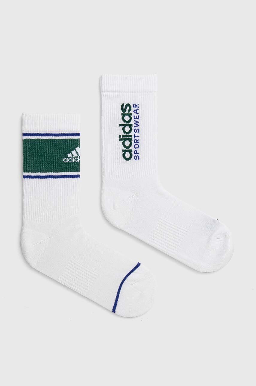 

2 упаковки носков adidas, белый