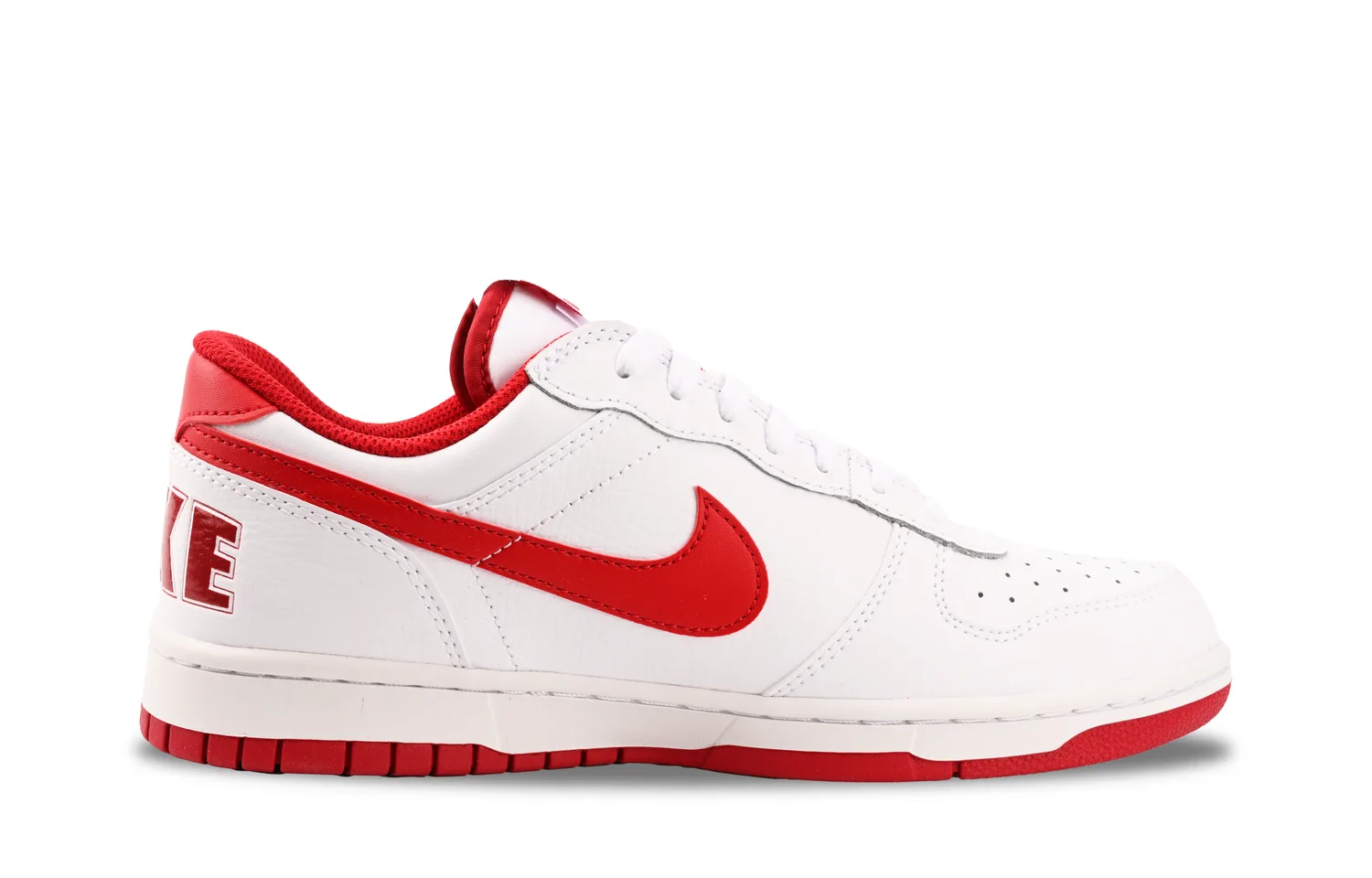Мужские скейтерские кроссовки low-top из искусственной кожи, легкие и дышащие Nike, красный — фото 3