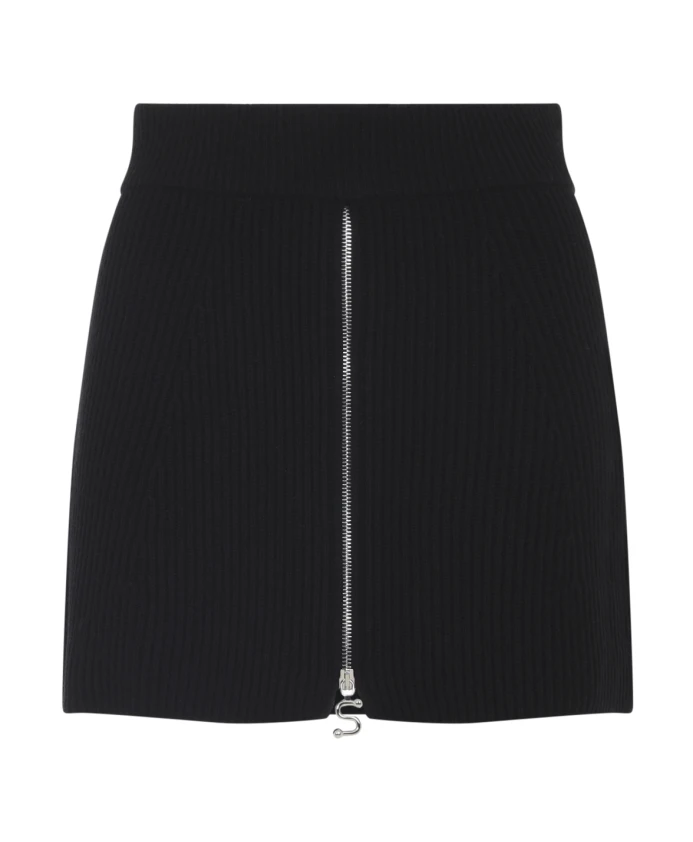 

Черная юбка из шерсти и кашемира, осень-зима 2025 Sportmax, черный