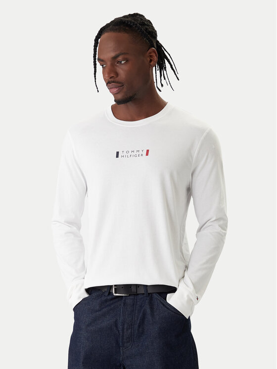 

Лонгслив regular fit Brand Love MW0MW41454 Tommy Hilfiger, белый