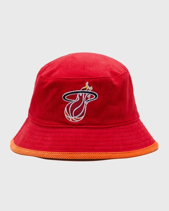 

Шапка Mitchell & Ness Nba Team Cord Bucket Hwc Miami Heat, красный