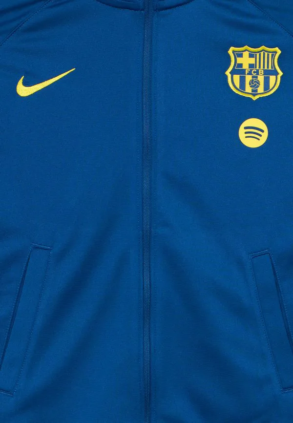 Спортивный костюм унисекс фк барселона Nike Performance, Gym Blue/Opti Yellow — фото 4