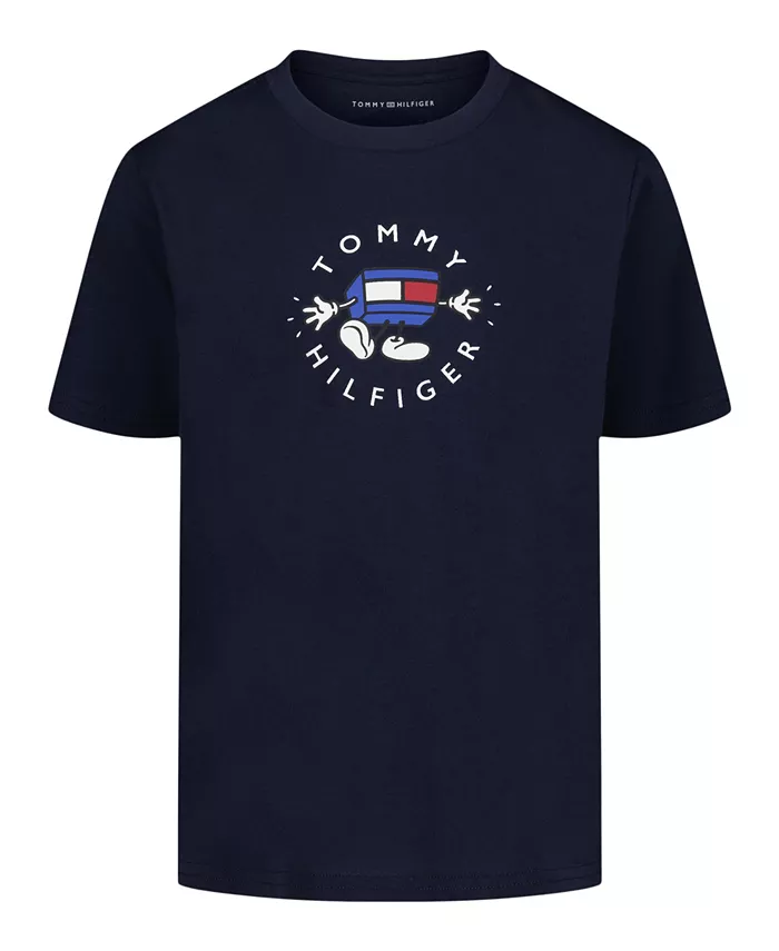 

Футболка с круглым вырезом для малышей и мальчиков Tommy Hilfiger, синий
