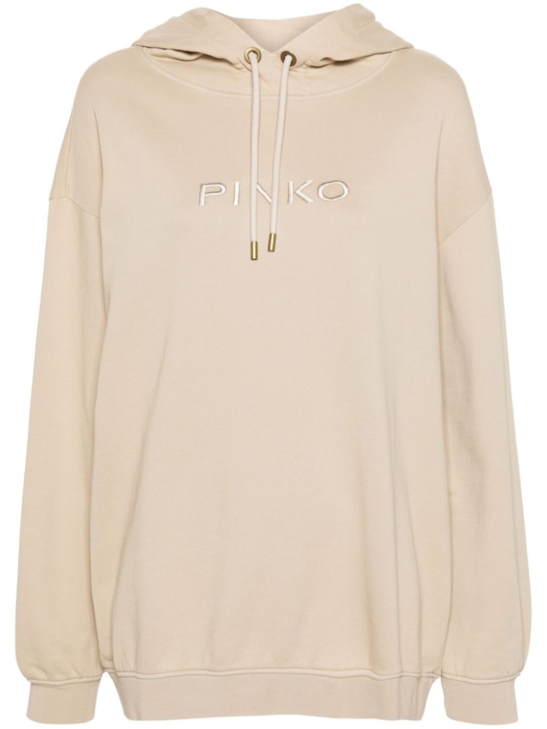 

PINKO худи Skype с вышитым логотипом, нейтральный цвет