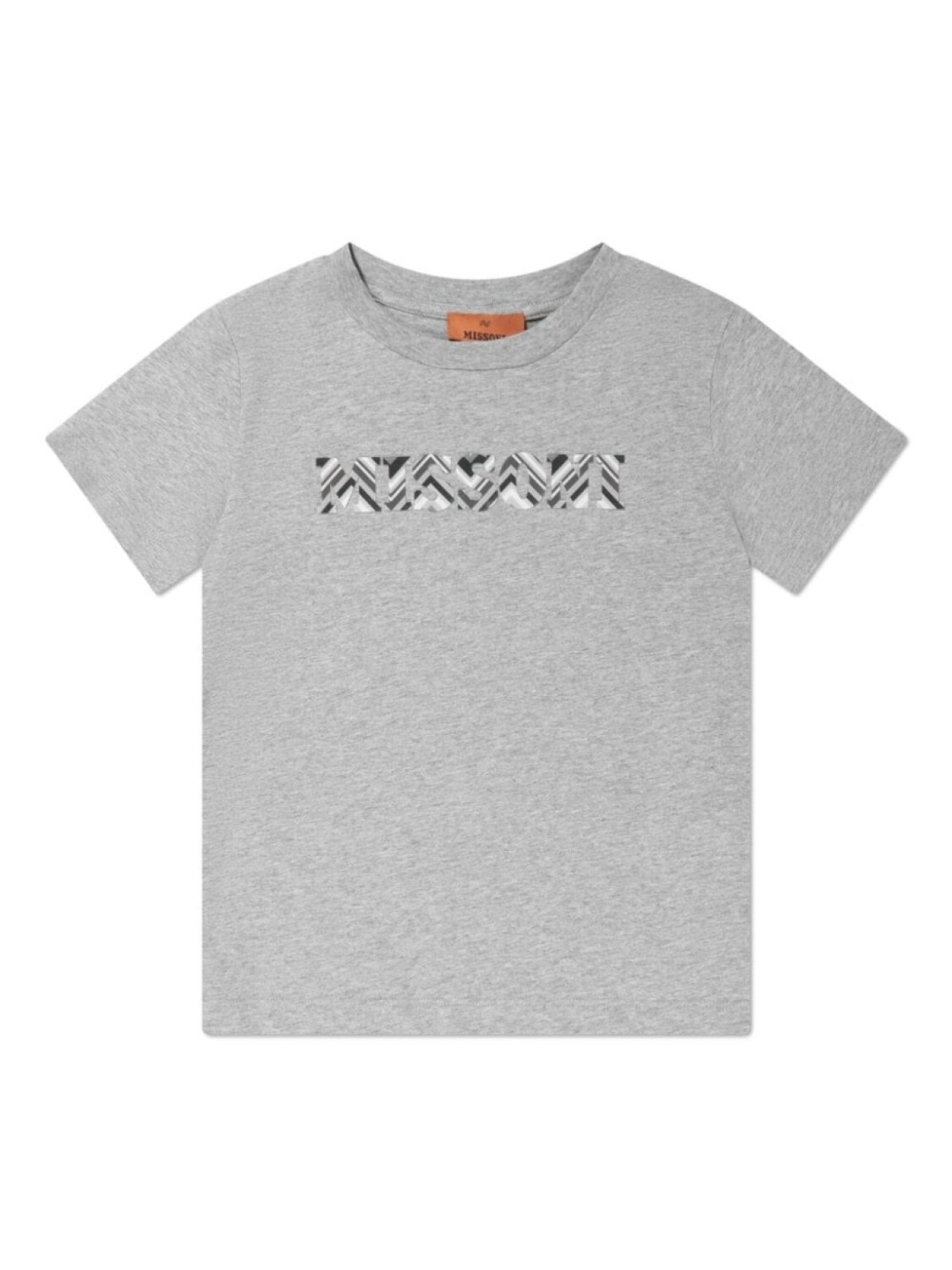 

Missoni Kids футболка с логотипом, серый