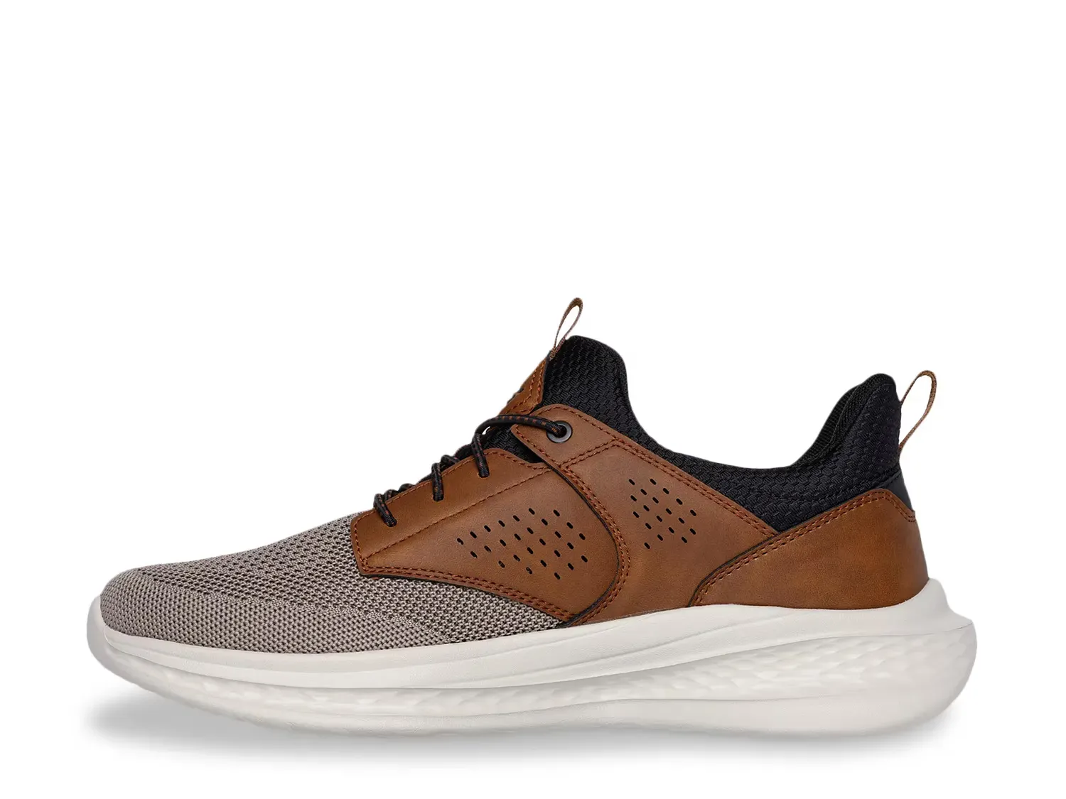Кроссовки Relaxed Fit Slade Breyer - мужские Skechers, Black/Brown/Taupe — фото 2