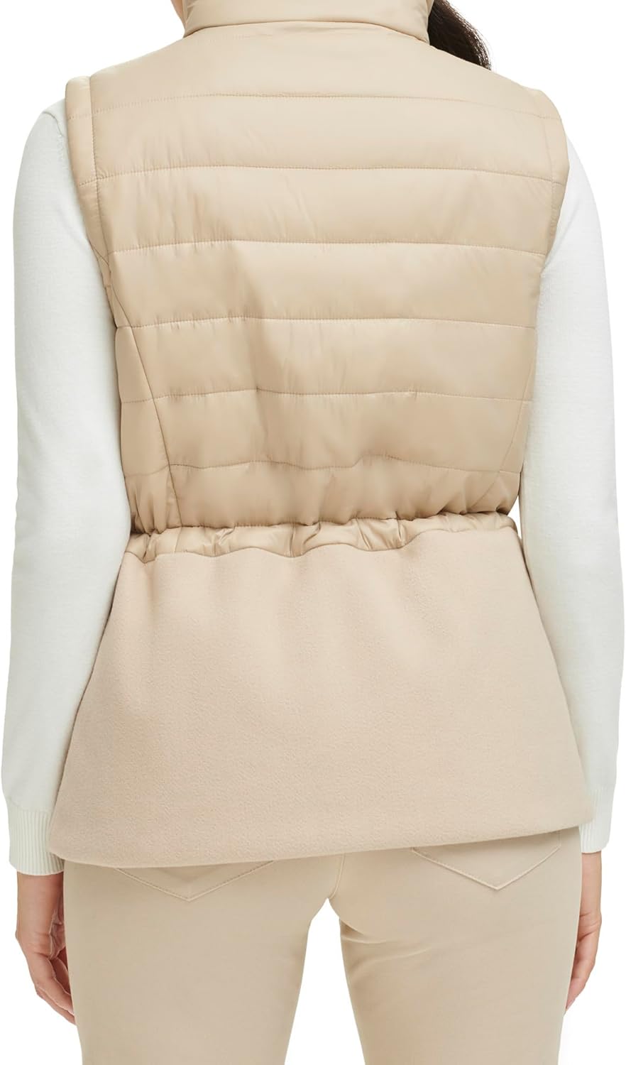 Женская стеганая спортивная одежда из искусственной шерсти Calvin Klein, Latte — фото 4