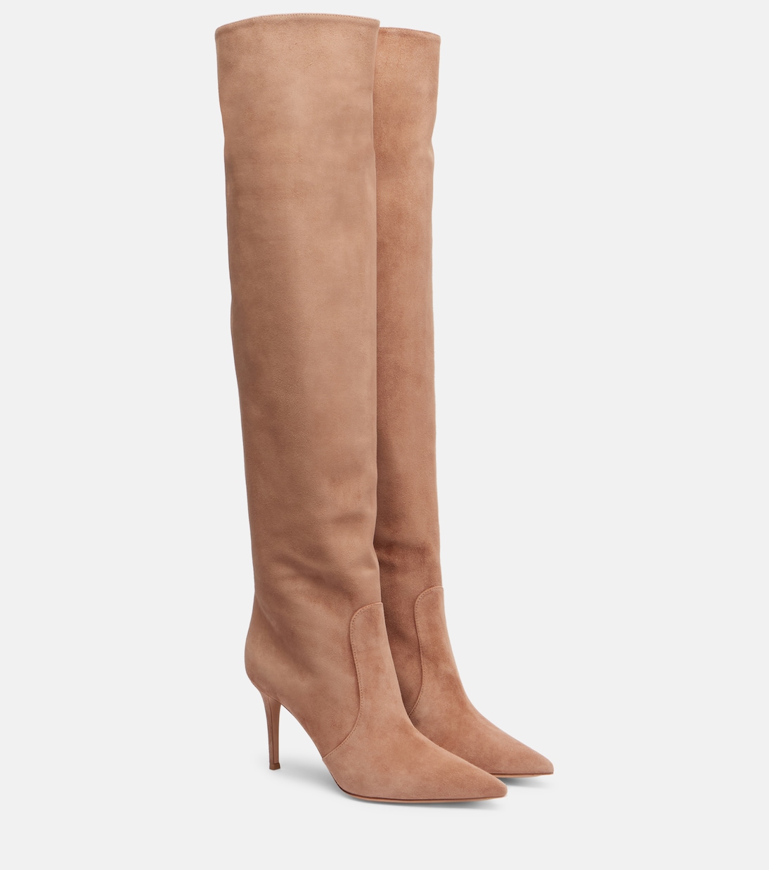 Кожаные сапоги до колена Hansen 85 Gianvito Rossi, Praline