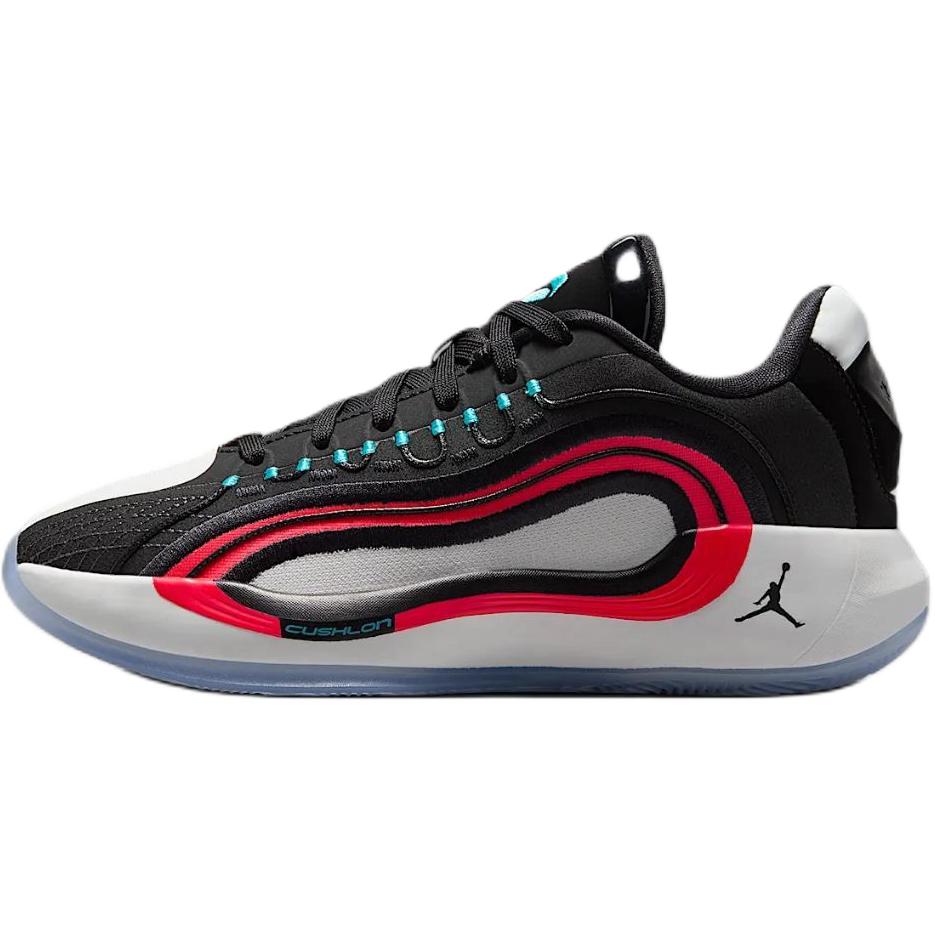 

Jordan Luka 4 устойчивые к истиранию низкие детские баскетбольные кроссовки black red