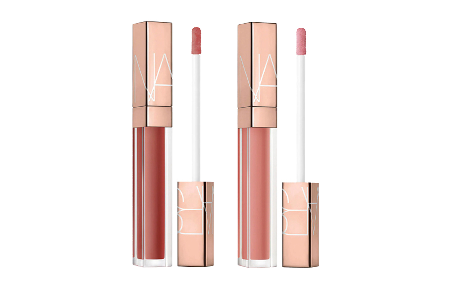 NARS Двухцветный блеск для губ Star Small Pink Gold глянцевый легко растушевывается натуральный — фото 2
