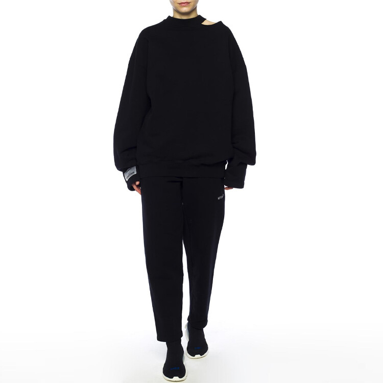 Трикотажные спортивные штаны мужские черные Vetements, черный — фото 2