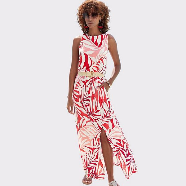 

Женское макси-платье с боковым разрезом Lascana