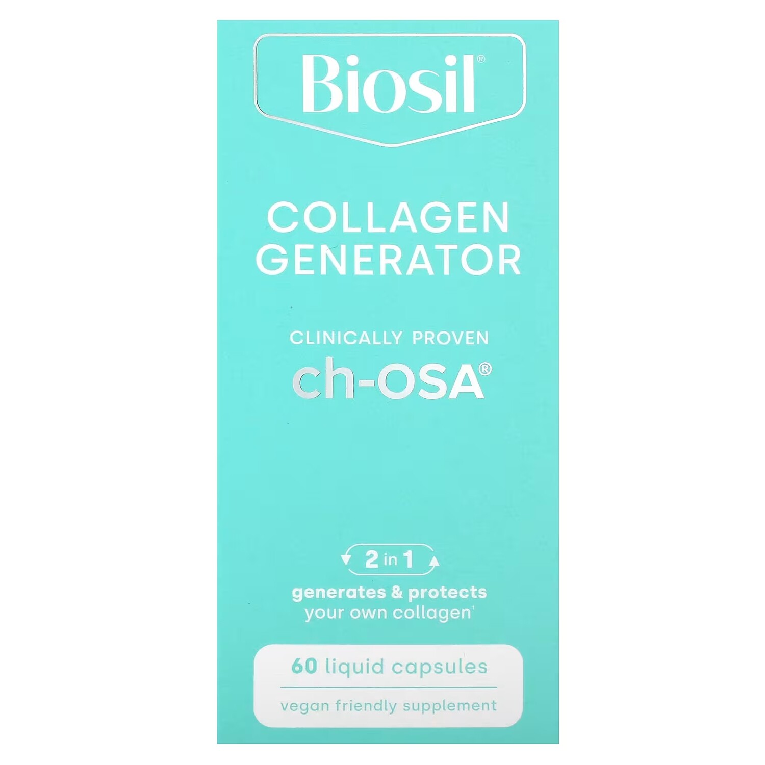 

Генератор коллагена BioSil, 60 жидких капсул