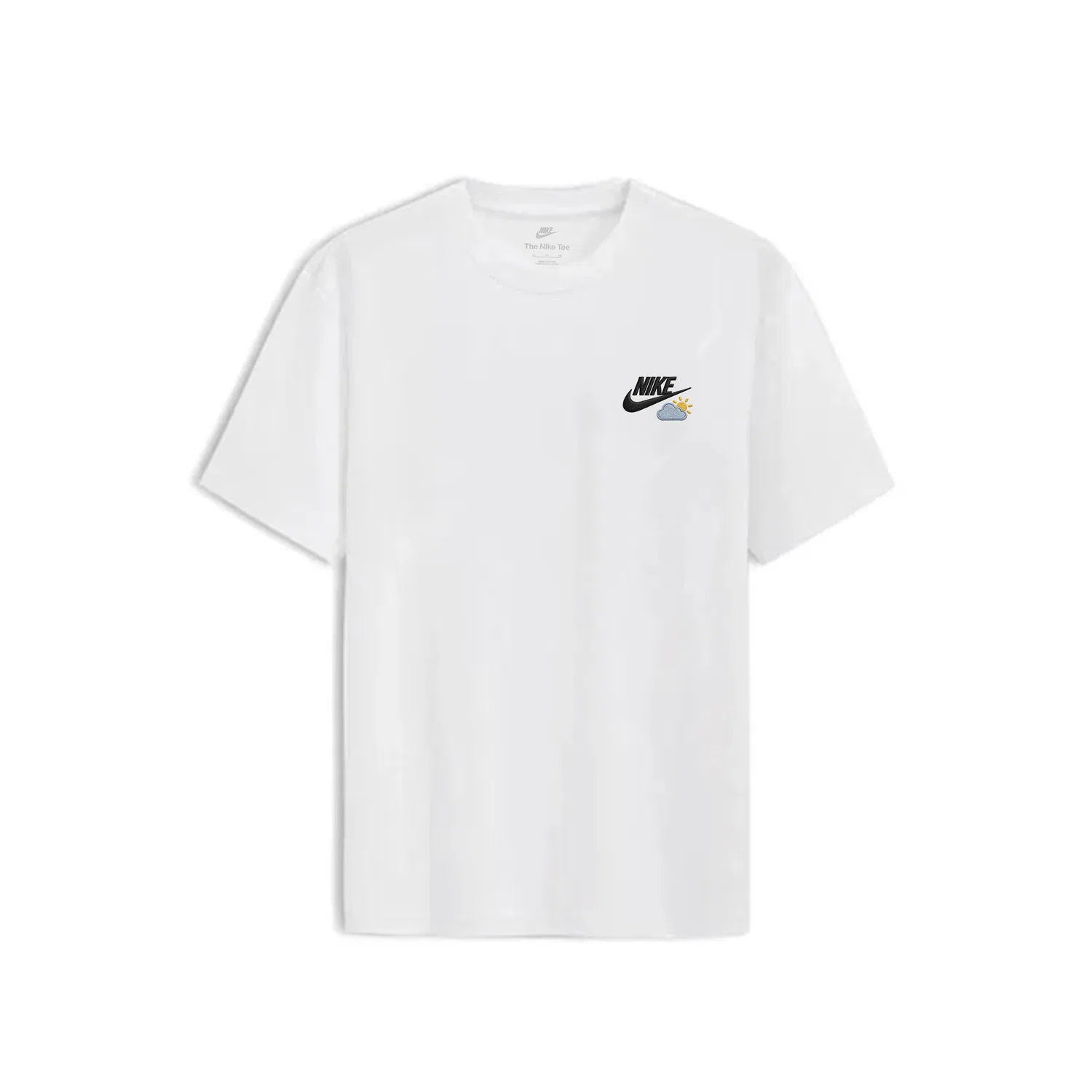 Футболка Sportswear унисекс с круглым вырезом прямого кроя Nike, White