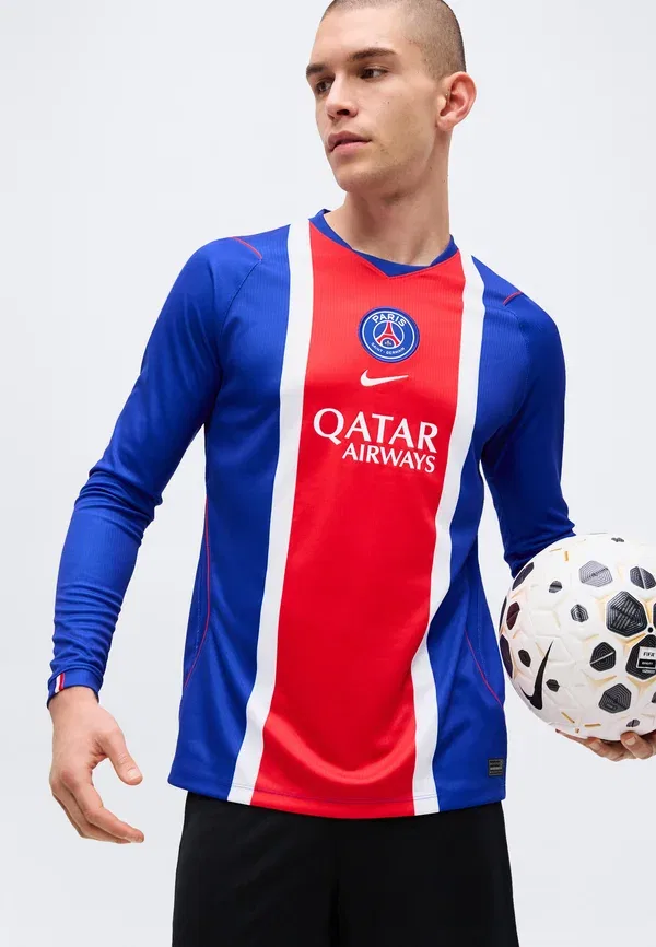 Футболка Nike Performance Paris Saint-Germain 2026/27 Stadium Long Sleeve Home Club Wear, старый королевский/белый/университетский красный — фото 4