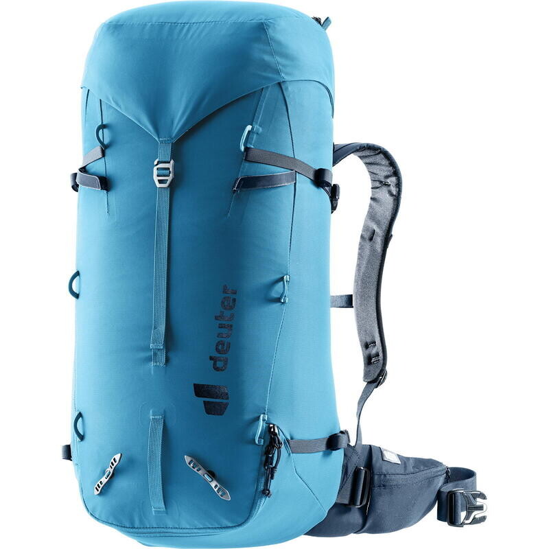 

Туристический рюкзак Alpine Guide 34+8 волнистые чернила DEUTER, цвет blau