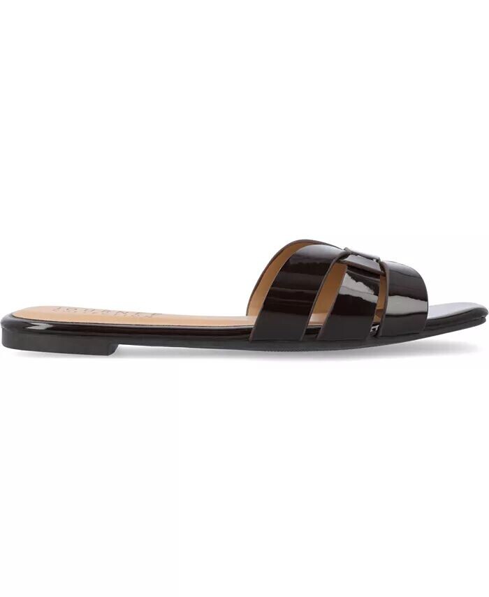 Женские сандалии Arrina Slip On Flat Journee Collection, коричневый — фото 2