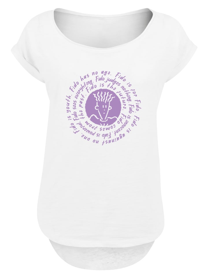 

Длинная футболка Fido Dido Is For Fido Spiral белого цвета F4NT4STIC, Белый, Длинная футболка Fido Dido Is For Fido Spiral белого цвета F4NT4STIC