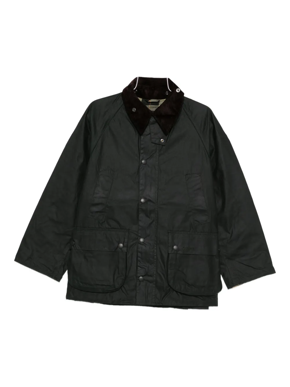 

Пальто с воротником из вельвета Barbour, зеленый