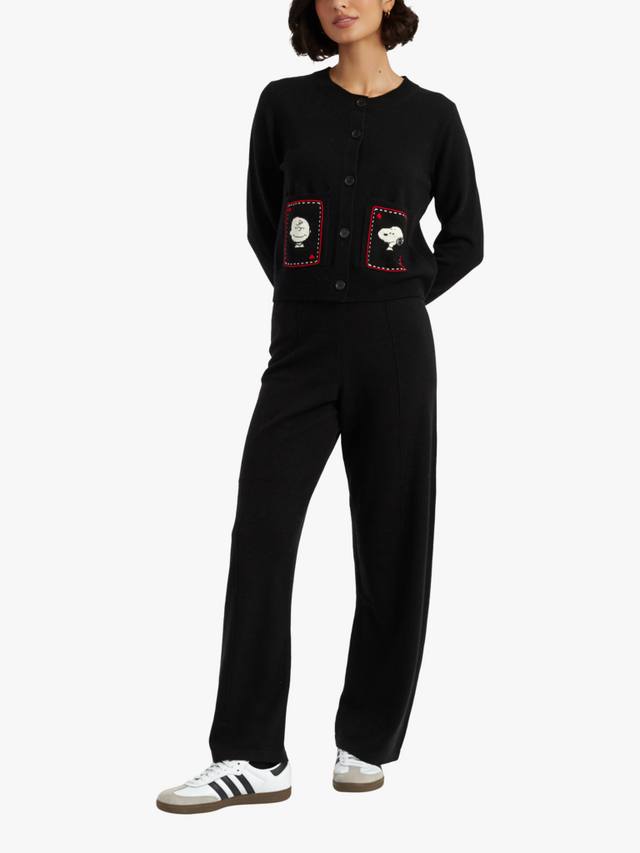 

Кардиган Snoopy & Charlie Brown из шерсти Wool Rich Chinti & Parker, Black