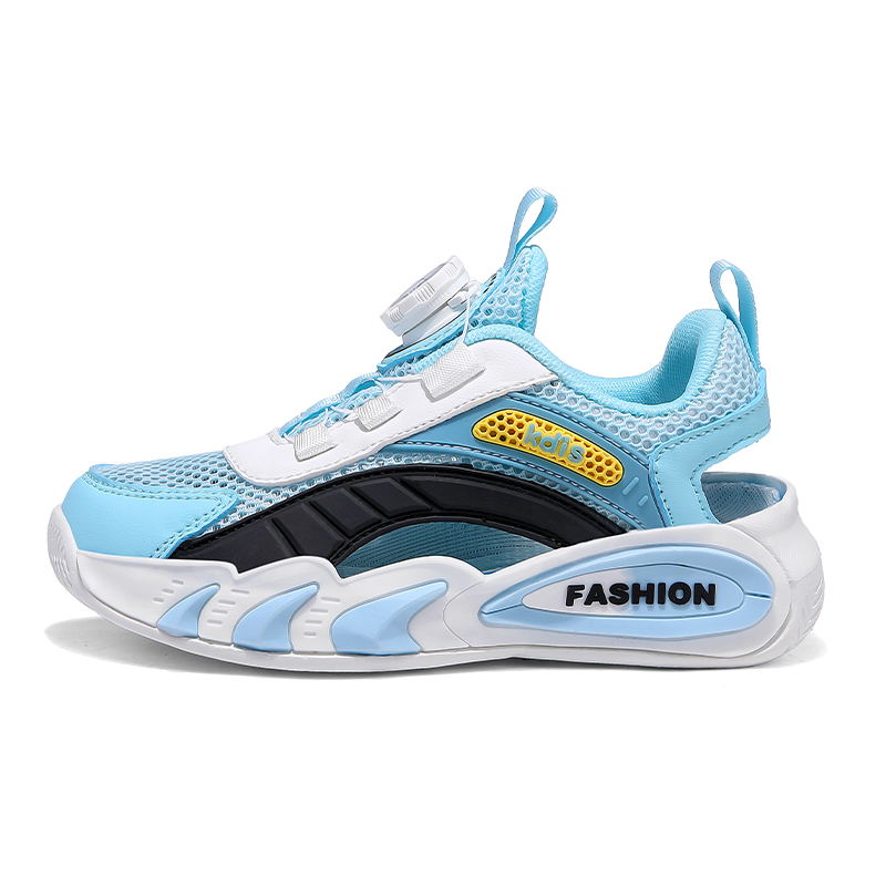 

Нескользящие, амортизирующие, износостойкие, дышащие, низкие детские кроссовки для повседневной носки Izumi Chiryū, синий