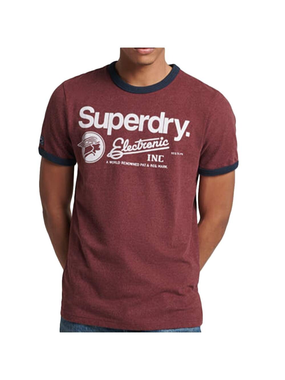 

Футболка с логотипом core Superdry, красный