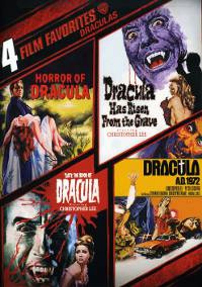 

Диск DVD 4 Film Favorites: 70's Draculas