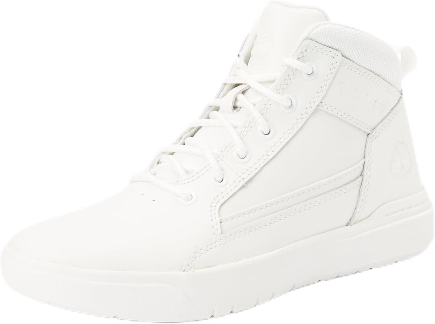 

Timberland мужские кроссовки Allston Mid на шнуровке, Whi Full Grain