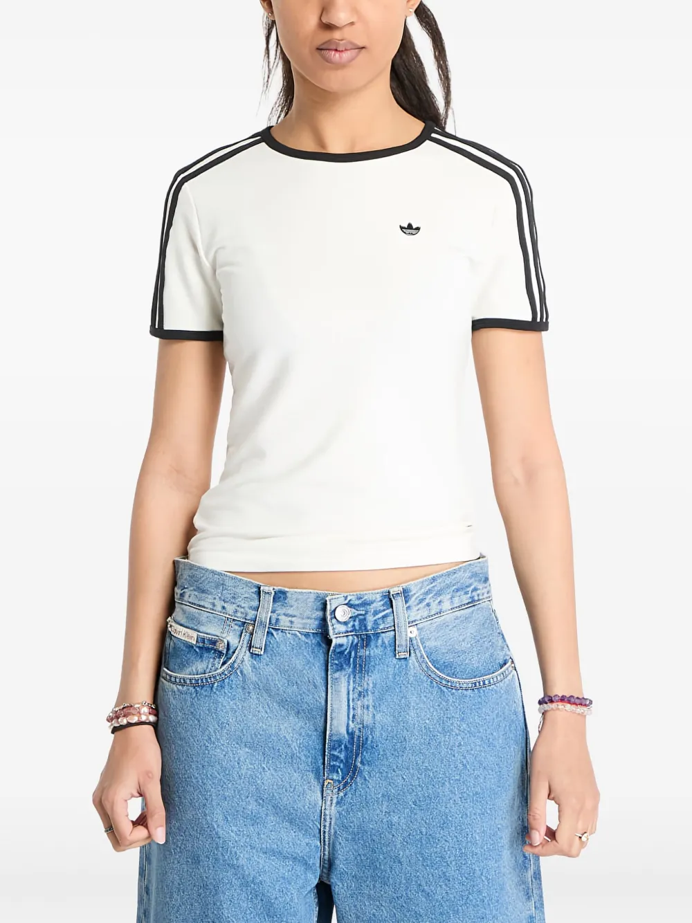 

Футболка Originals 3 Stripes Cali adidas, белый
