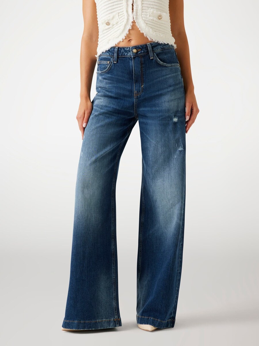 

Джинсы с широкими штанинами GUESS Bellagio, синий