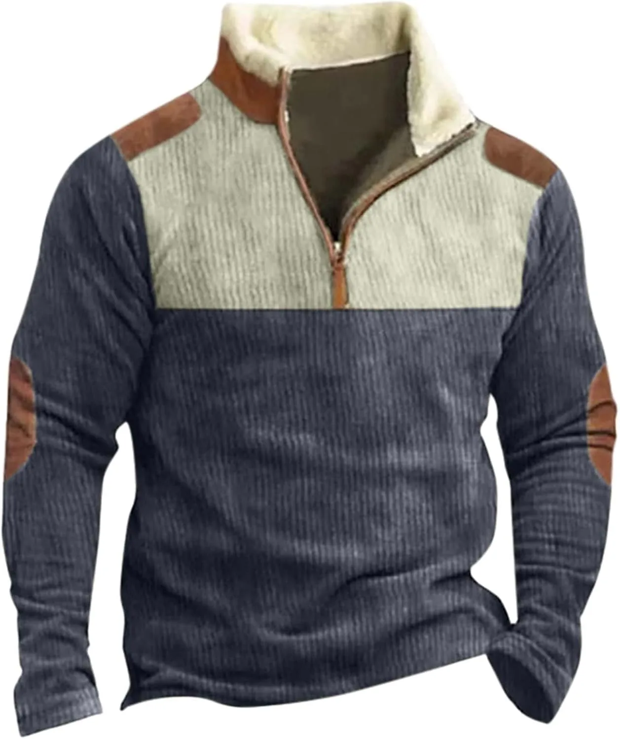 

Мужской свитер с регланными рукавами и воротником на осень-зиму