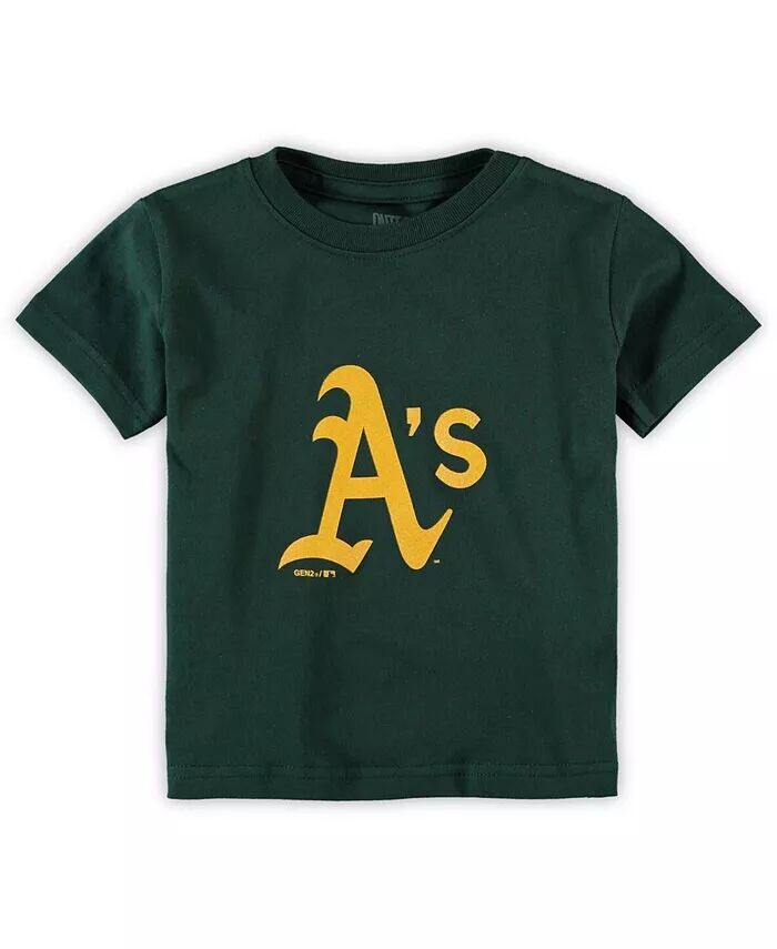 

Футболка с логотипом детской зеленой легкой атлетики начальной школы Oakland Athletics Outerstuff
