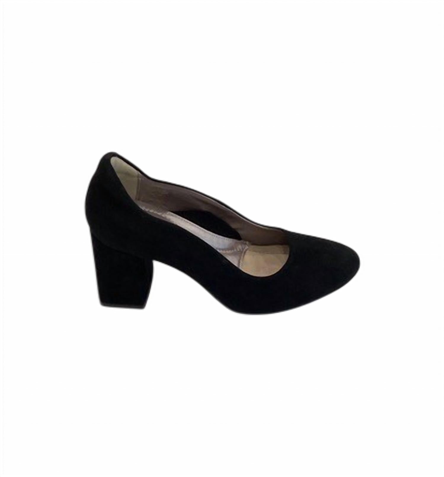 Женские туфли Cera Pump из черной замши Bella Comforto