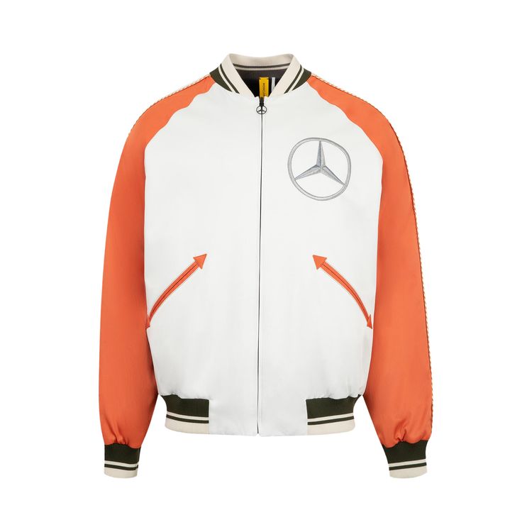 

Куртка Moncler Genius x Mercedes-Benz x Nigo Satet Jacket 'Orange', оранжевый