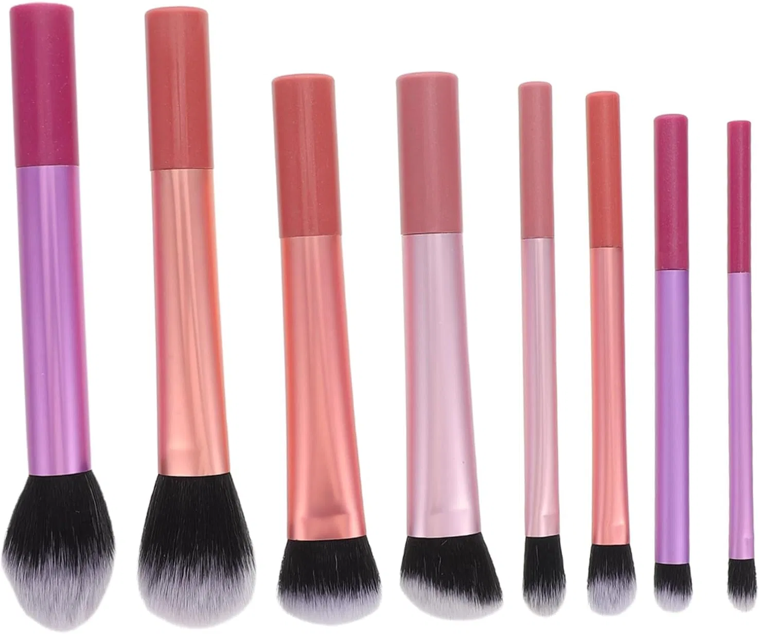Набор кистей для макияжа 8 шт Beaupretty с мягкой щетиной, ассорти