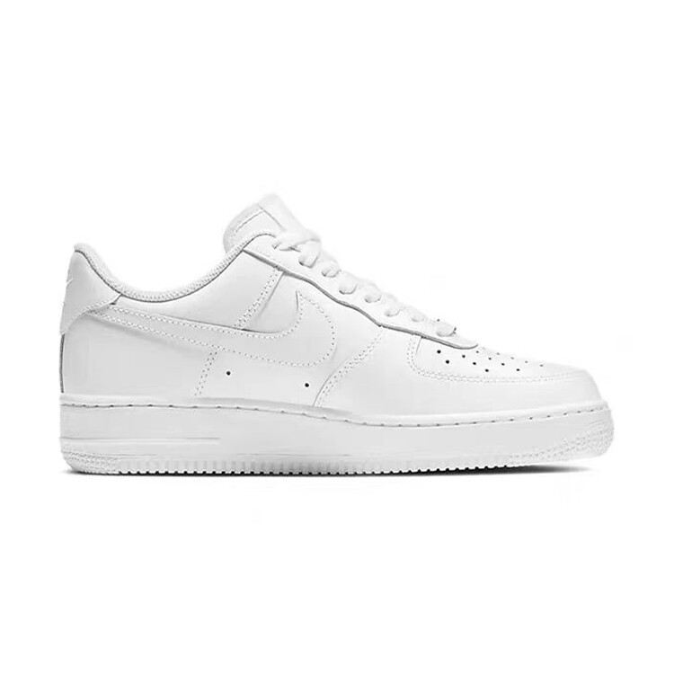 Кроссовки Nike Air Force 1 Skateboarding Shoes Women's Low-top Black/white, белый — фото 2