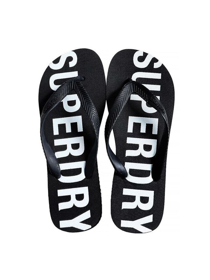 

Шлепанцы Superdry, черный