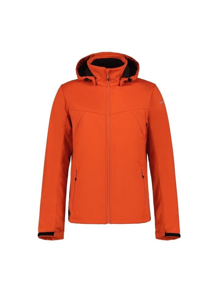 

Куртка софтшелл Icepeak Softshelljacke mit Kapuze Biggs, оранжевый