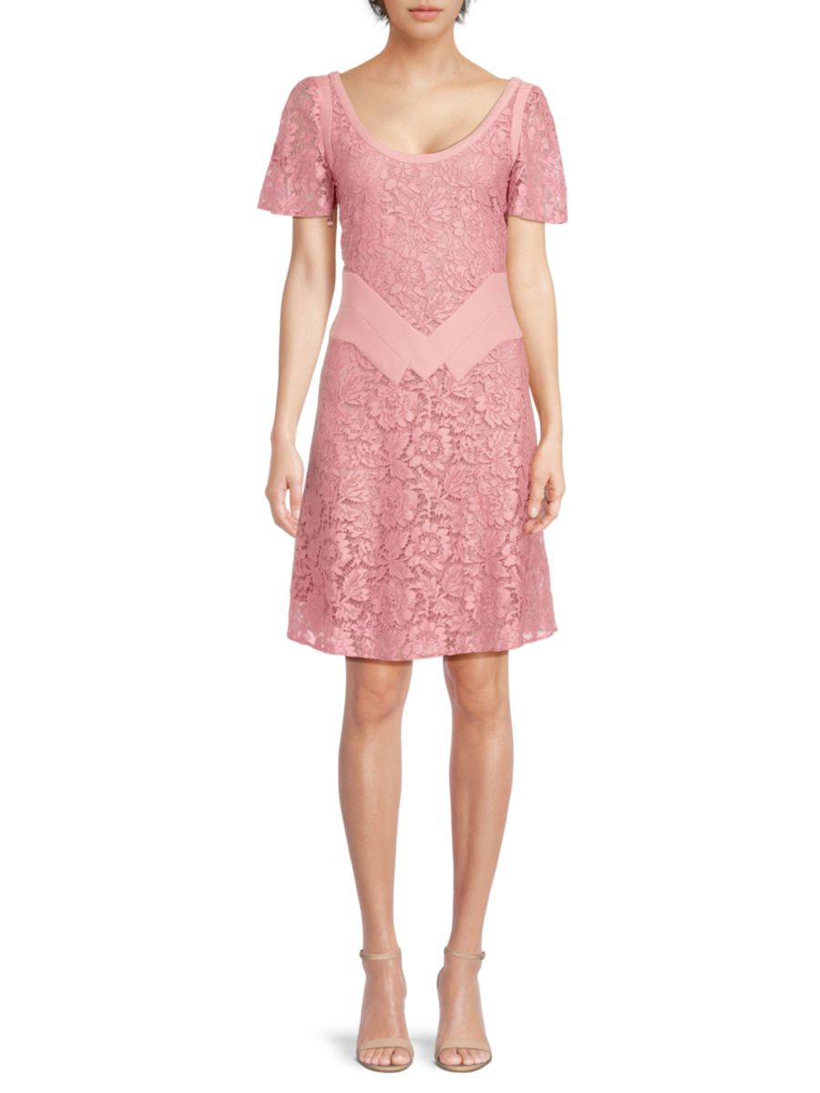 

Платье с вышитыми цветами Valentino, цвет Candy Pink