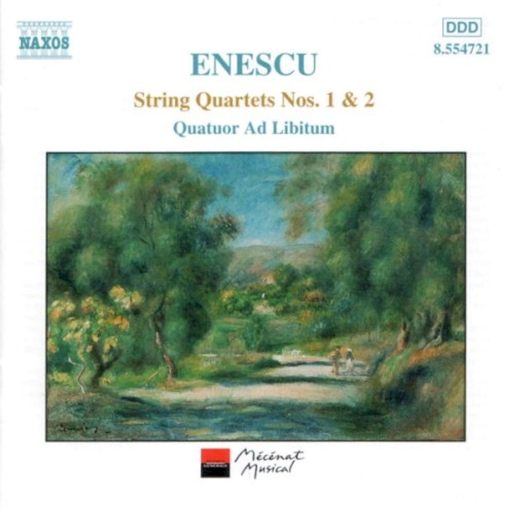 

Диск CD String Quartets Nos. 1 & 2 - George Enescu