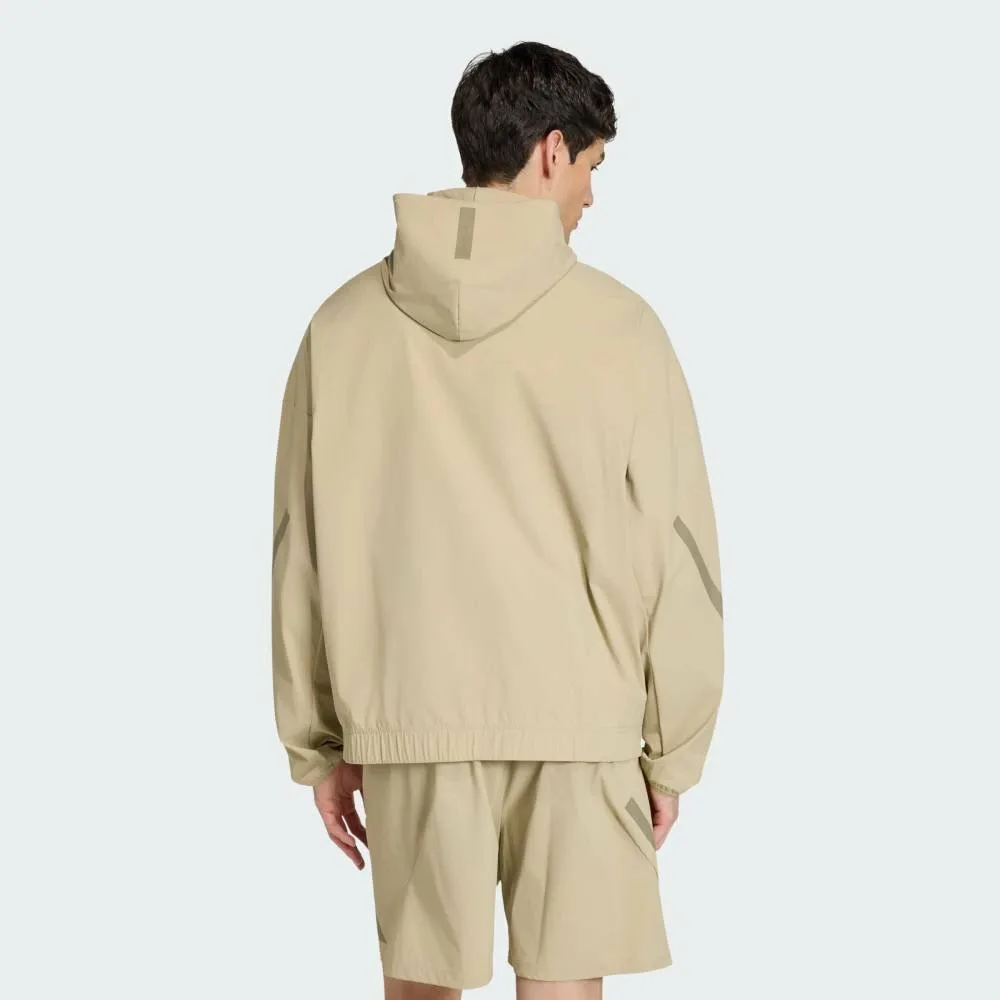 Спортивная куртка ZNE из тканого материала Adidas, brown — фото 2