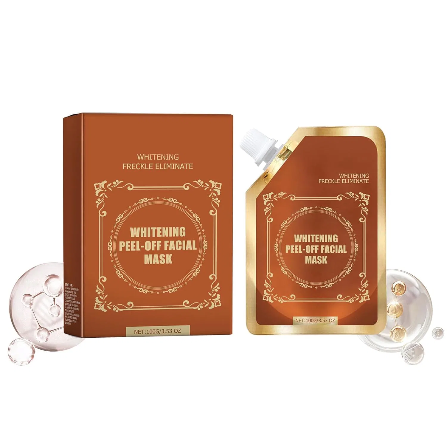 Маска для лица — Отшелушивающая -пленка для лица против морщин Generisch, 1Pcs, 100 г