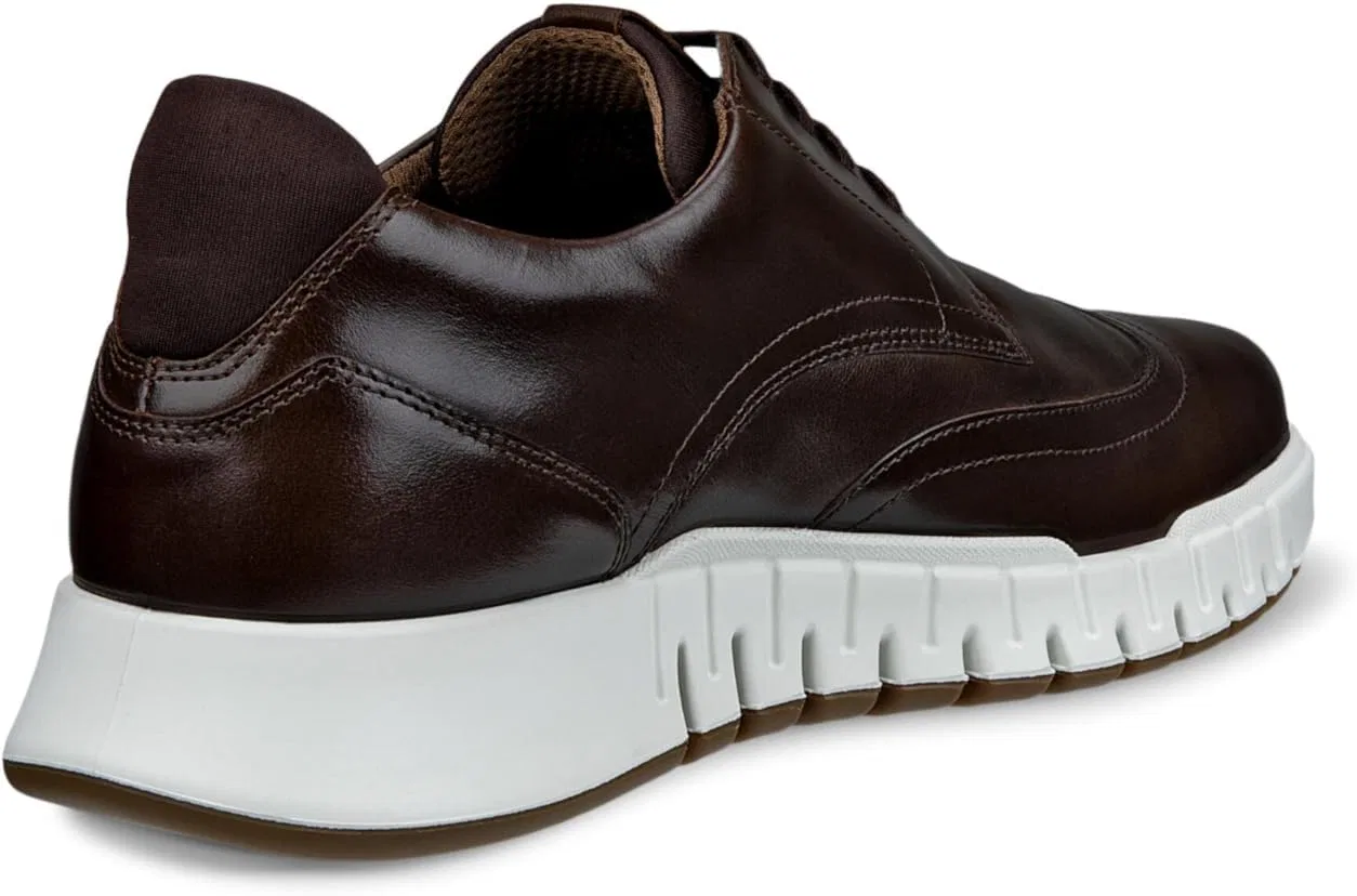 Мужские кроссовки ECCO Gruuv Studio Wingtip, коричневый — фото 3