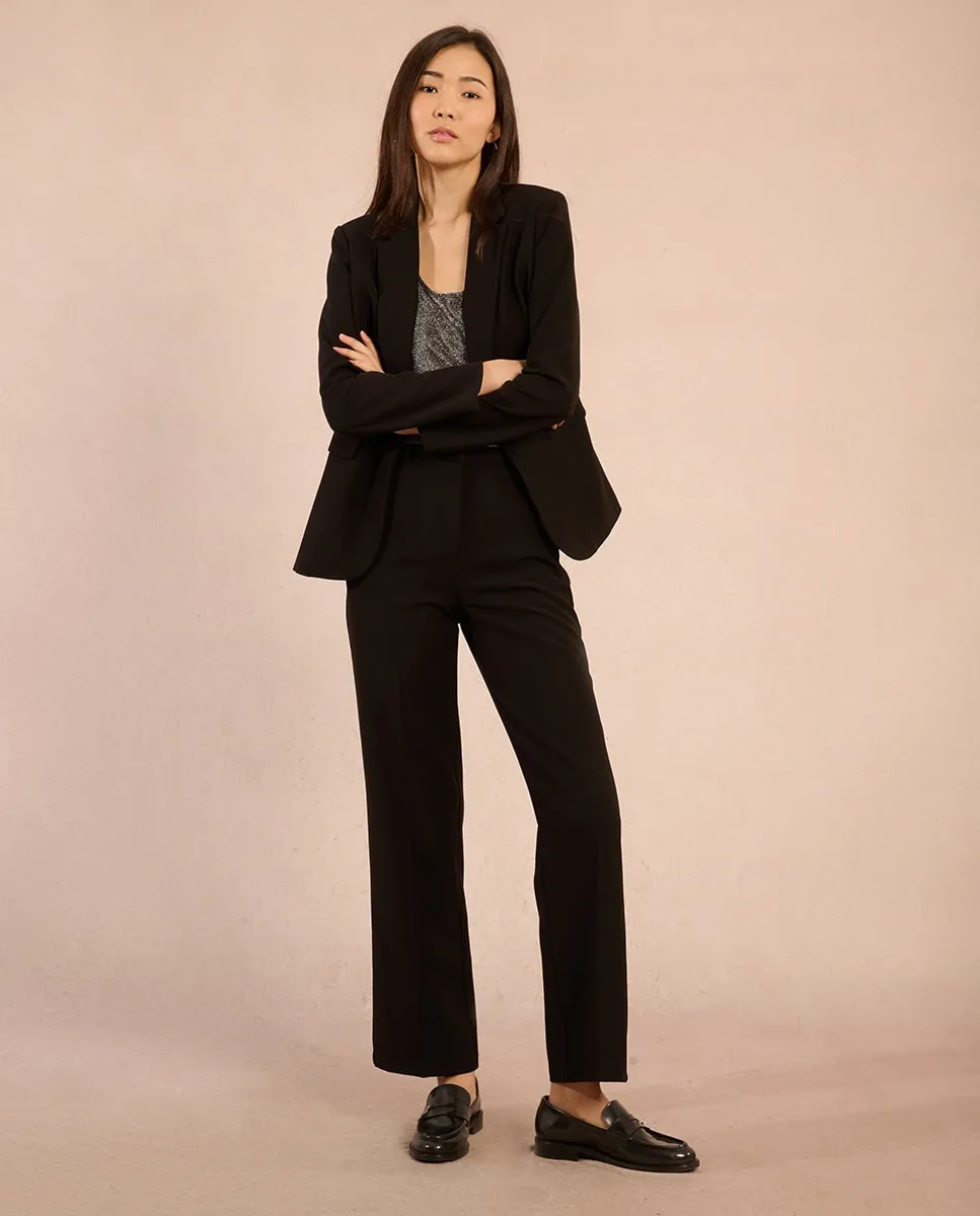 

Женские брюки-7/8 с прямыми штанинами Molly Bracken, черный