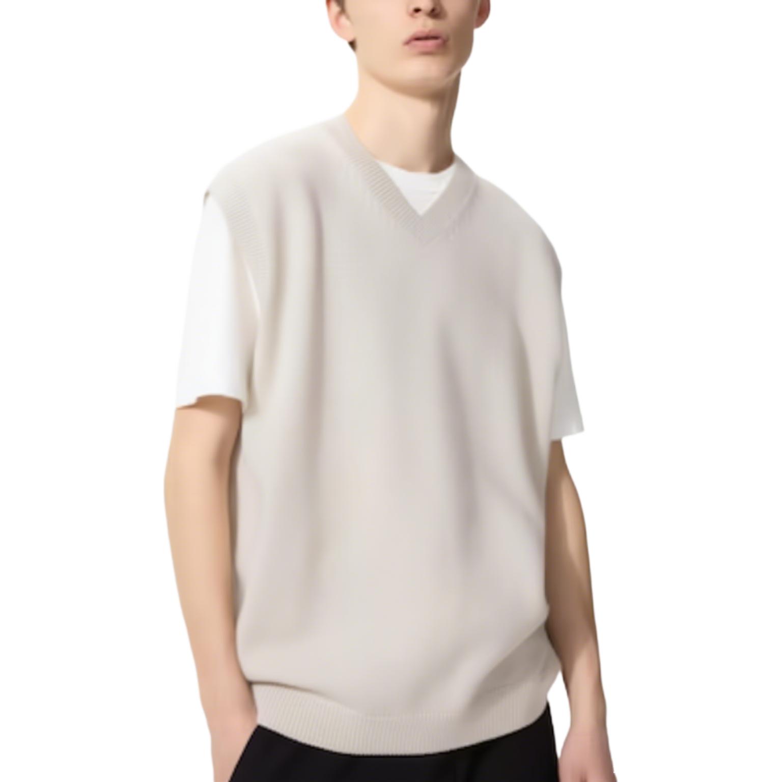 

Мужские майки-борцовки beige UNIQLO, бежевый