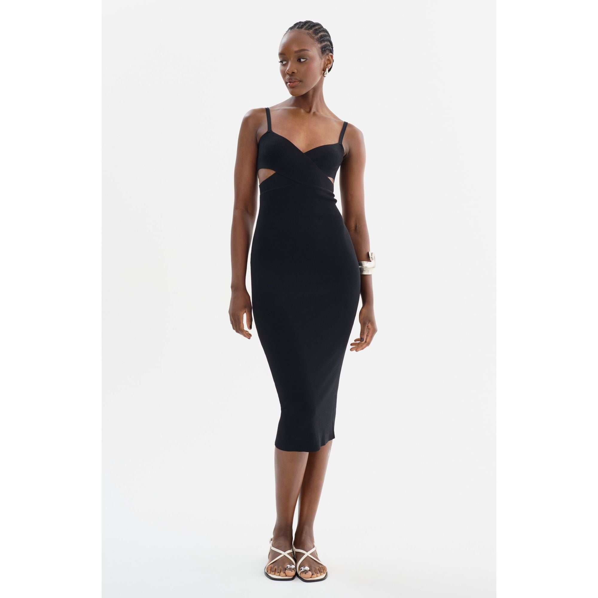 

Лидия | Миди платье из трикотажа Lamarque, черный