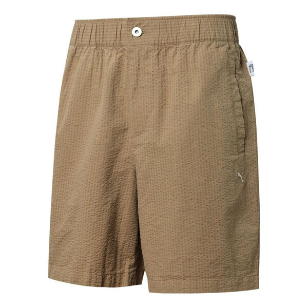 

Шорты mmq seersucker shorts 'brown' Puma, коричневый